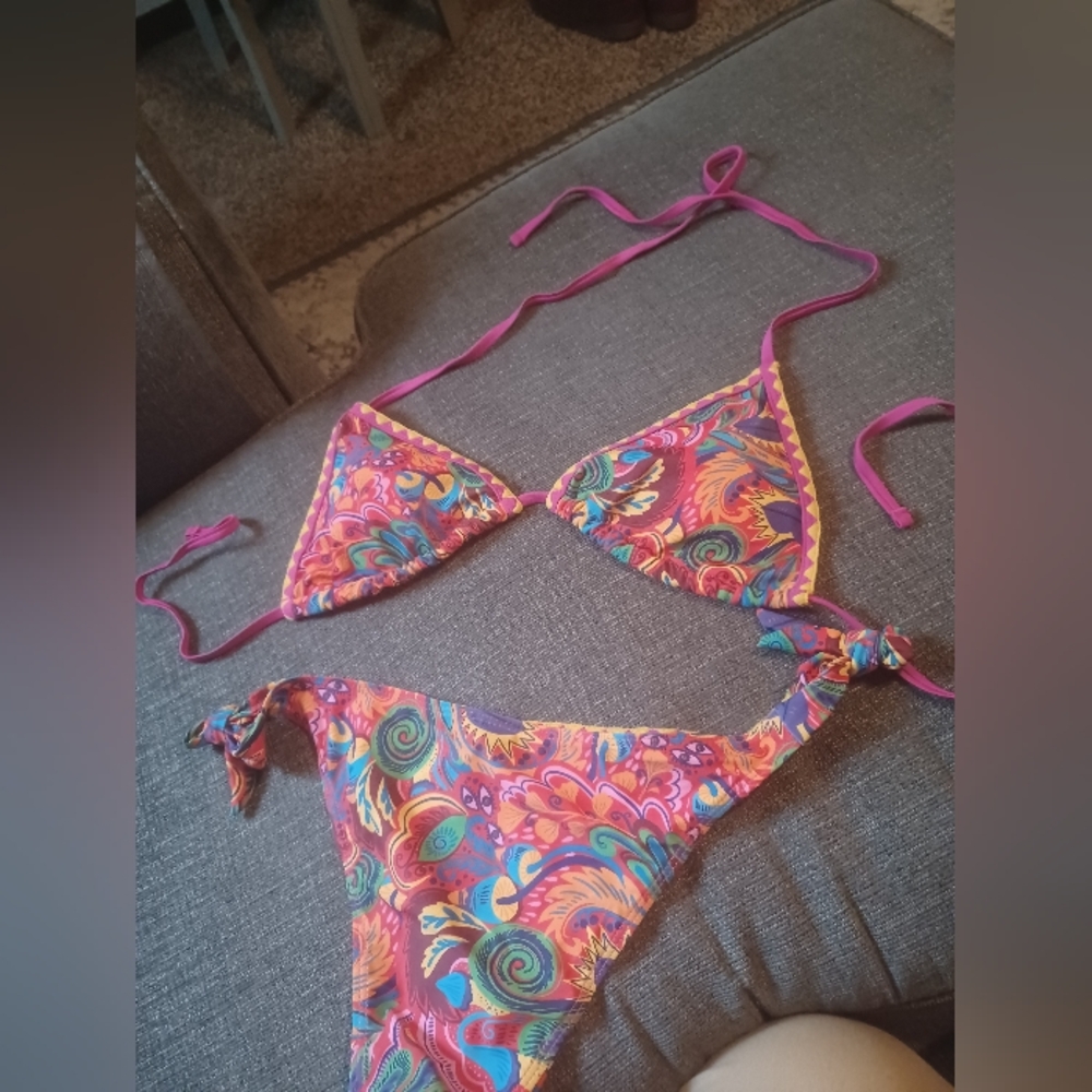 Colorful Paisley Bikini Set